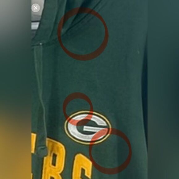 🔥🏈 Vintage GREEN BAY PACKERS NFL Full Zip Up HOODIE Jacket - Sz L - EUC - Picture 10 of 10